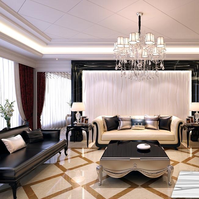 沈陽(yáng)歐式客廳藝術(shù)背景墻